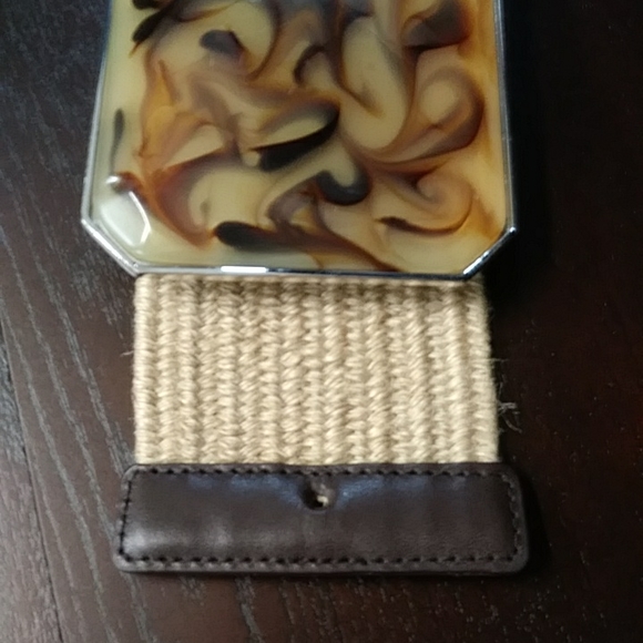 Chico's Linen And Leather Belt - Picture 8 of 9